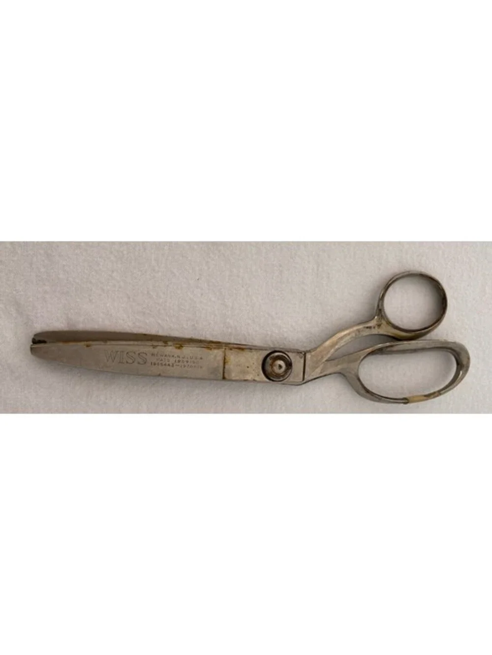 Vintage (1947-50) Wiss Pinking Scissors/shears Heavy Duty ZigZag Blade: USA